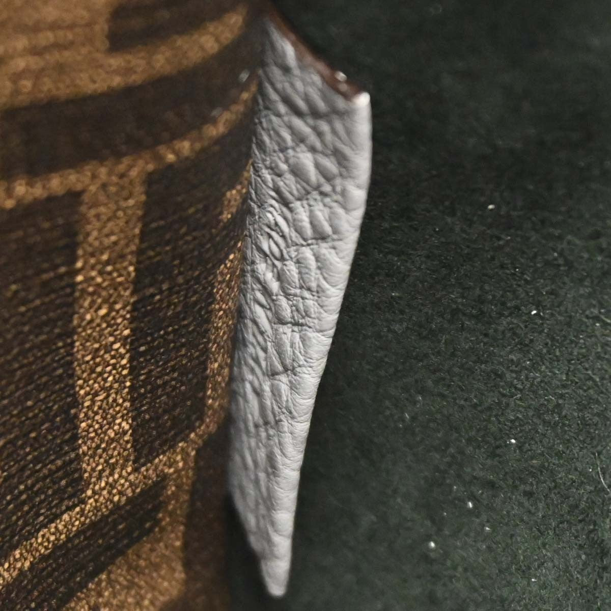 Fendi Peekaboo ISeeU Briefcase Leather, GRAY, LEATHER, Briefcase