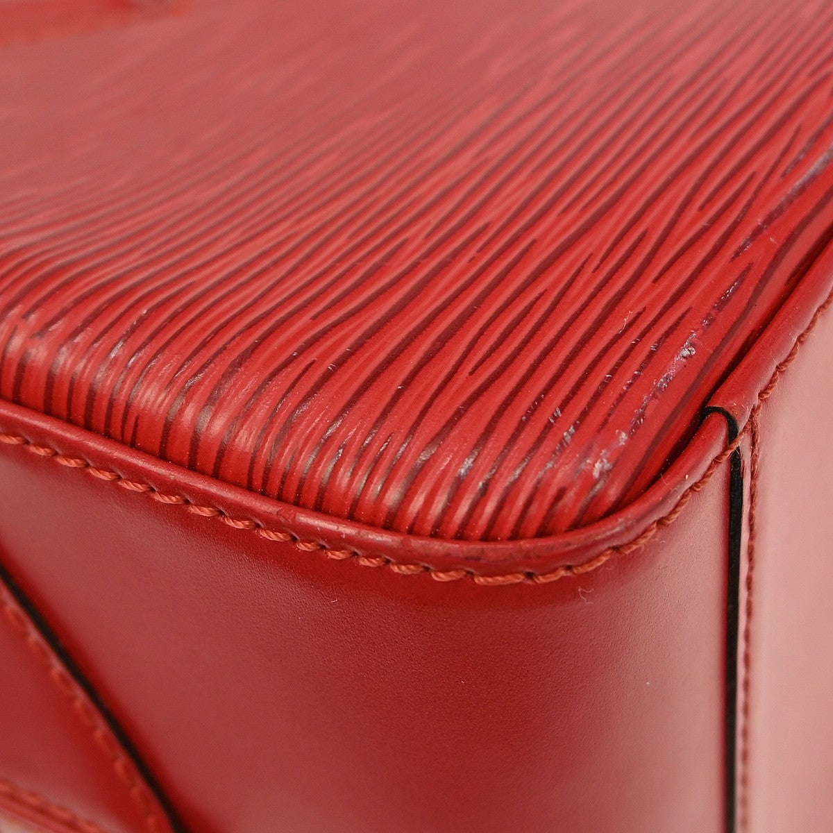 Louis Vuitton Sablons Handbag Epi Leather, RED, LEATHER, Handbag