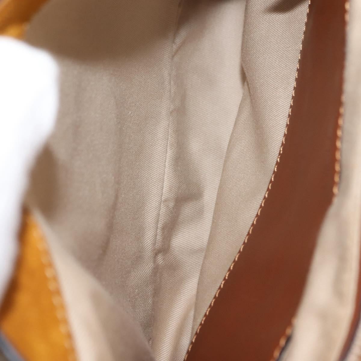 Chloe Lexa Crossbody Bag Suede, GOLD, SUEDE, Shoulder bag