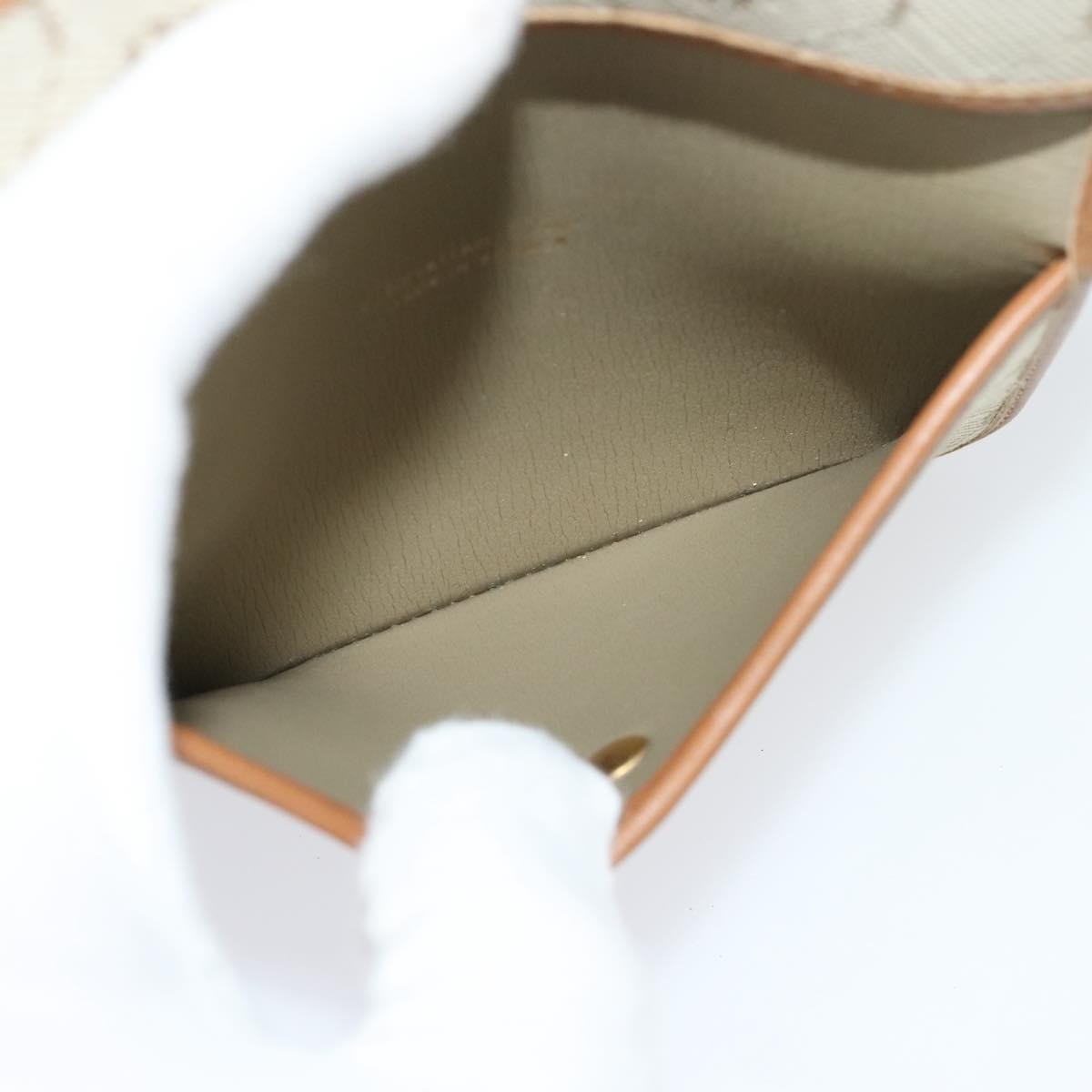 Christian Dior Vintage Honeycomb Shoulder Bag Canvas, BEIGE, CANVAS, Shoulder bag