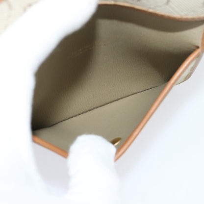 Christian Dior Vintage Honeycomb Shoulder Bag Canvas, BEIGE, CANVAS, Shoulder bag