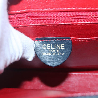 Celine Handbag Leather, NAVY, LEATHER, Handbag