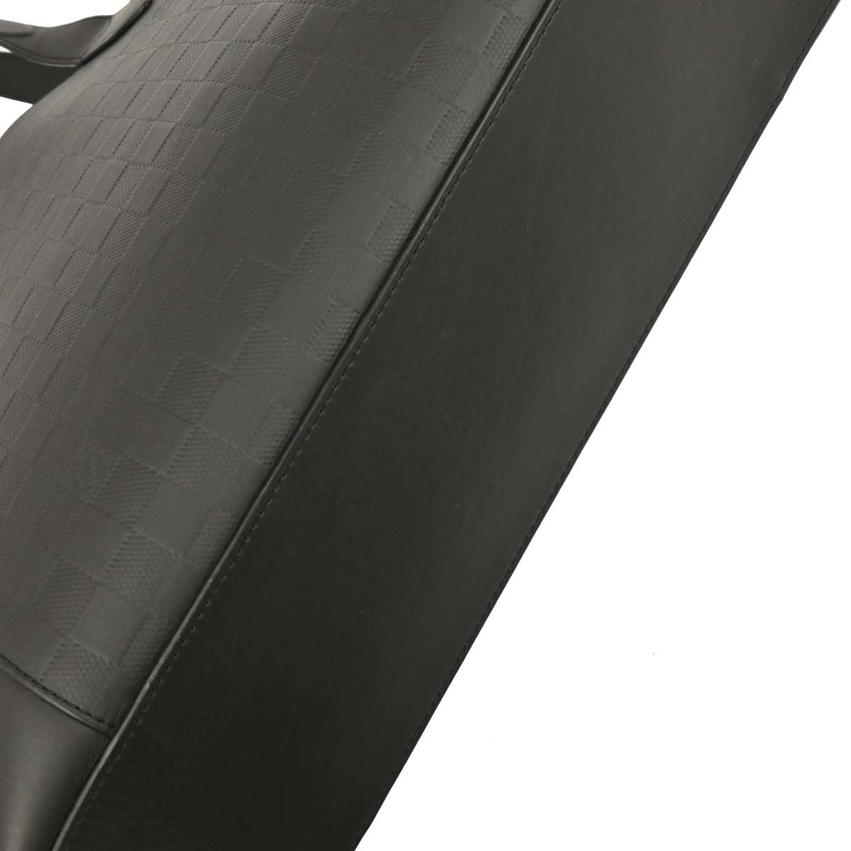 Louis Vuitton Cabas Voyage NM Damier Infini Leather, BLACK, LEATHER, Tote bag