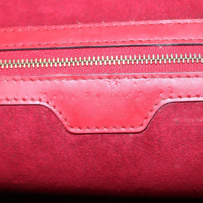 Louis Vuitton Lussac Handbag Epi Leather, RED, LEATHER, Shoulder bag