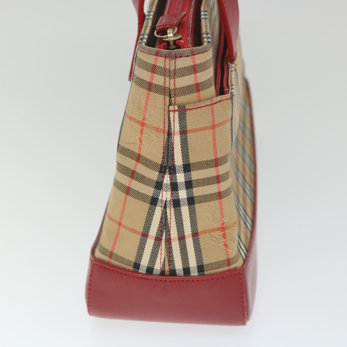 Burberry Nova Check Handbag Nova Check Canvas, BEIGE, CANVAS, Handbag