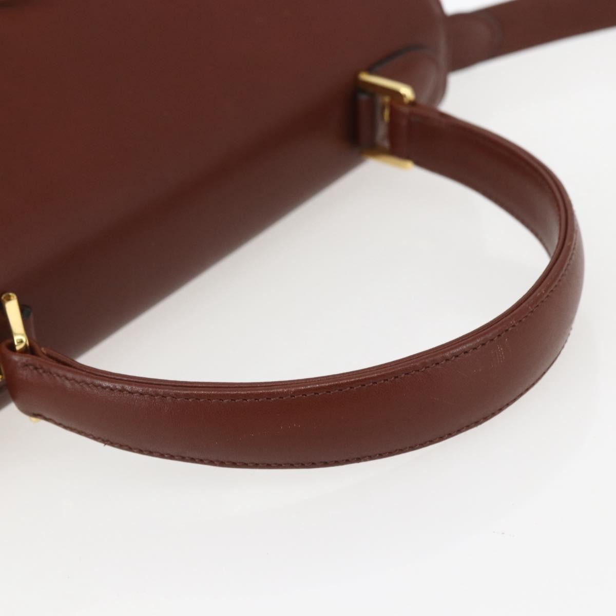 Valentino Garavani Vintage Handbag Leather, BROWN, LEATHER, Handbag