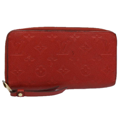 Louis Vuitton Portefeuille zippy Monogramme Empreinte Monogramme Empreinte, RED, LEATHER, Wallets