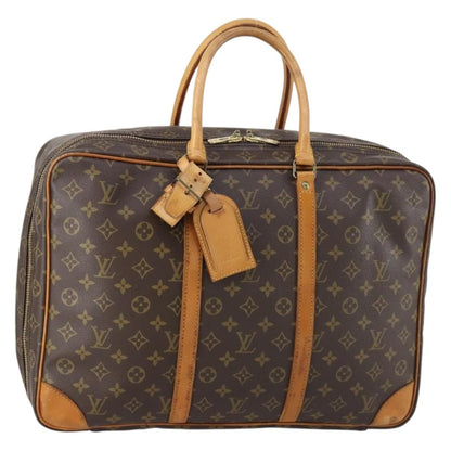 Louis Vuitton Sirius Handbag Monogram Canvas, BROWN, CANVAS, Travel bag