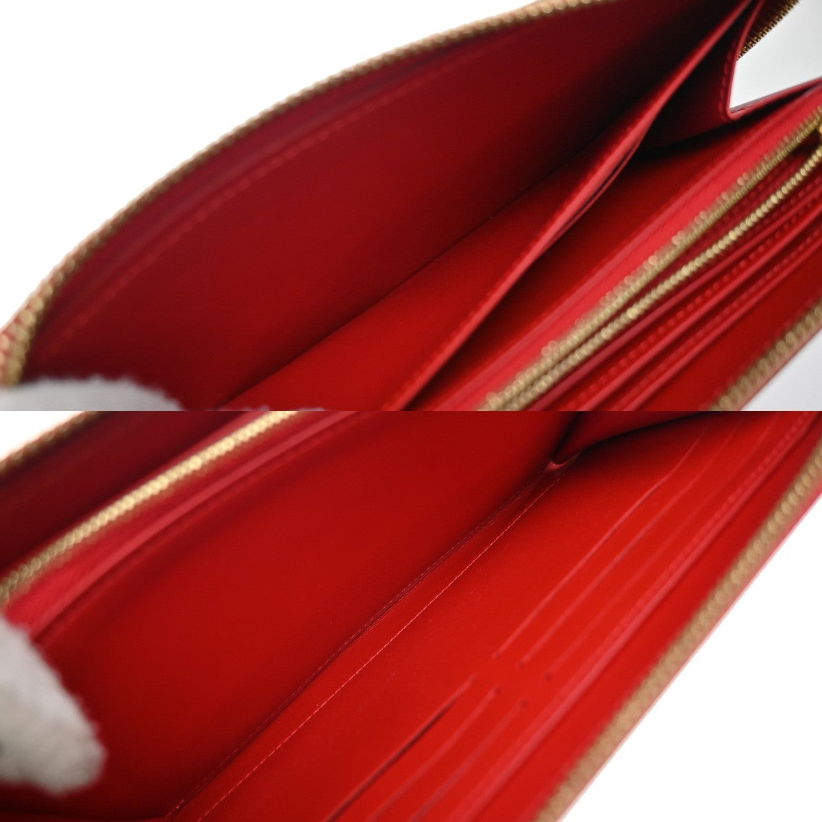 Louis Vuitton Zippy Wallet NM Monogram Patent, RED, PATENT_LEATHER, Wallets