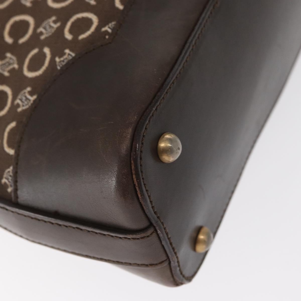 Celine C Macadam Shoulder bag Canvas, BROWN, CANVAS, Shoulder bag