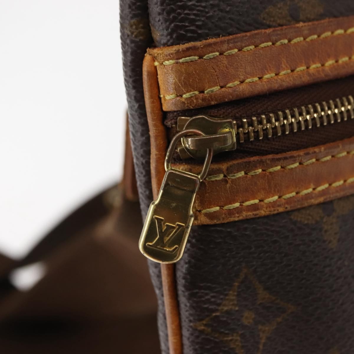 Louis Vuitton Bosphore Pochette Monogram Canvas, BROWN, CANVAS, Shoulder bag