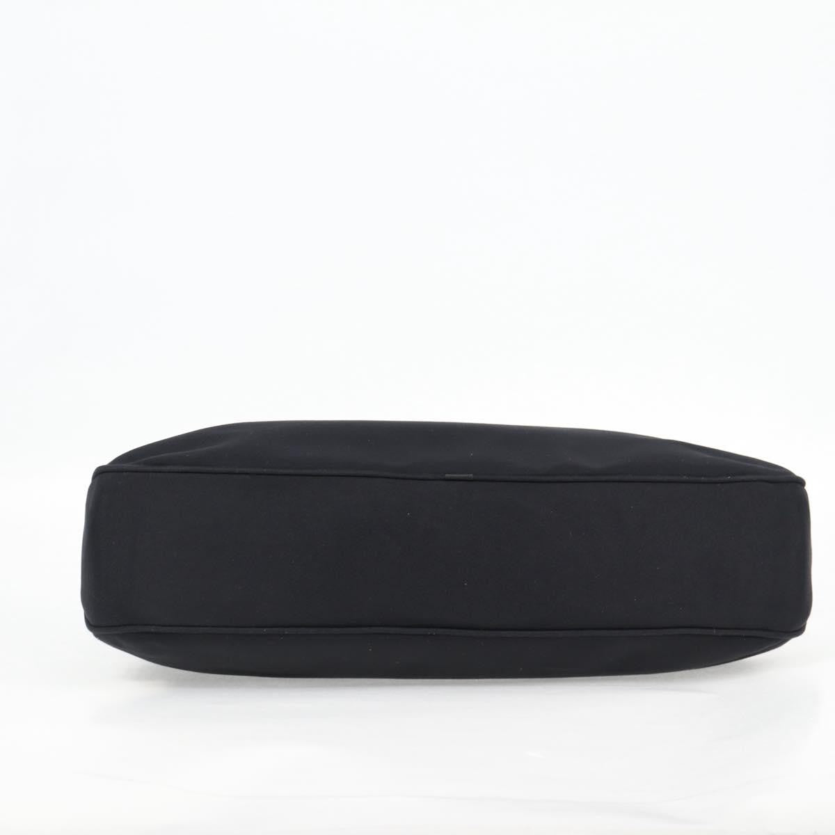 Salvatore Ferragamo Vala Shoulder Bag Nylon, BLACK, NYLON, Shoulder bag