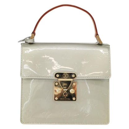 Louis Vuitton Spring Street Handbag Monogram Vernis, GRAY, PATENT_LEATHER, Handbag