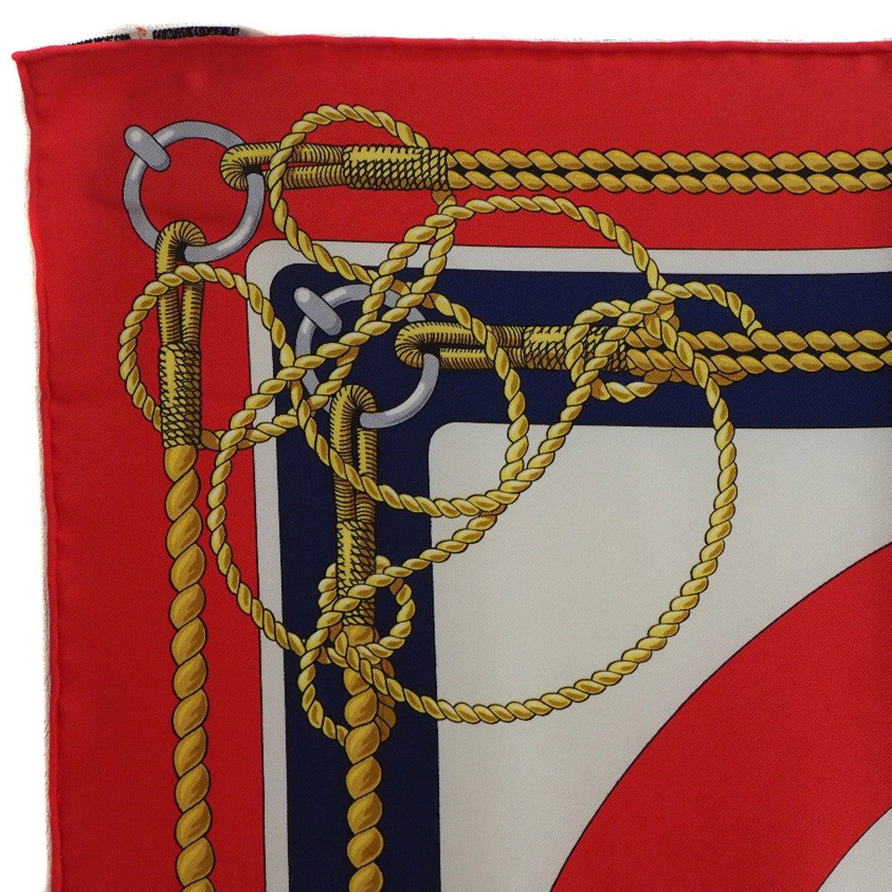 Hermes Carré 90 Silk multicolor, RED, SILK, Scarve & shawl