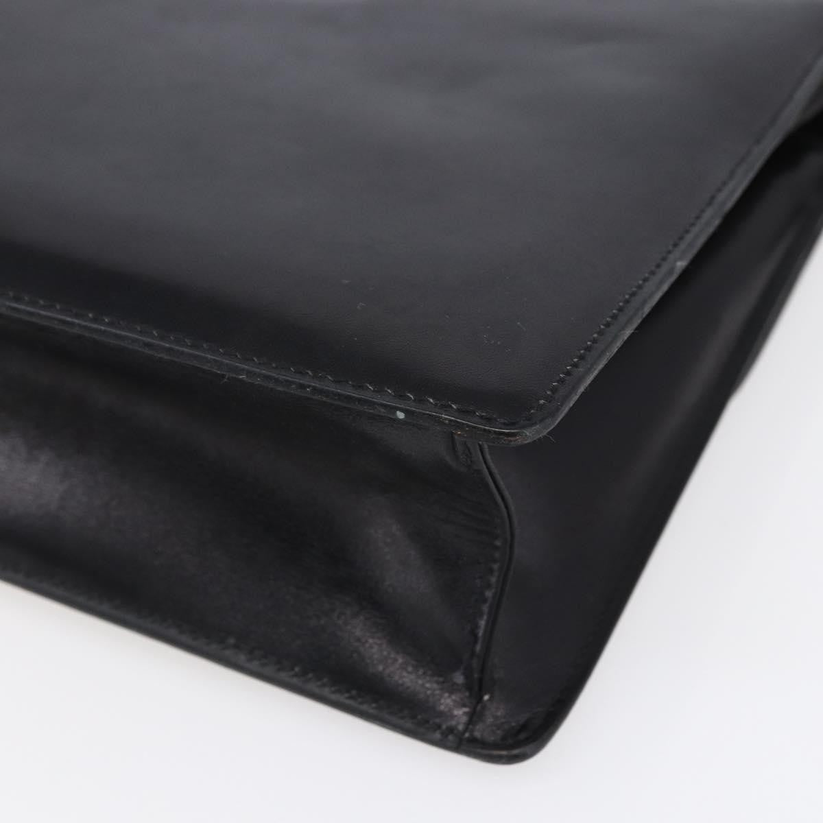 Burberry Vintage Shoulder Bag Leather, BLACK, LEATHER, Shoulder bag