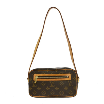 Louis Vuitton Cite Pochette Monogram Canvas, BROWN, CANVAS, Clutche & pouche
