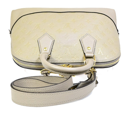 Louis Vuitton Neo Alma Handbag Monogram Empreinte Leather, BEIGE, LEATHER, Handbag
