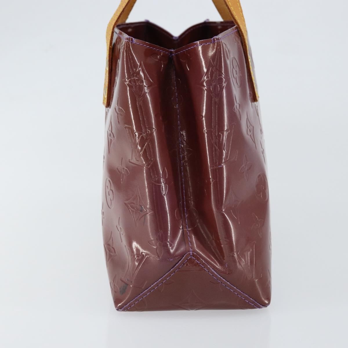 Louis Vuitton Reade Handbag Monogram Vernis, PURPLE, PATENT_LEATHER, Handbag