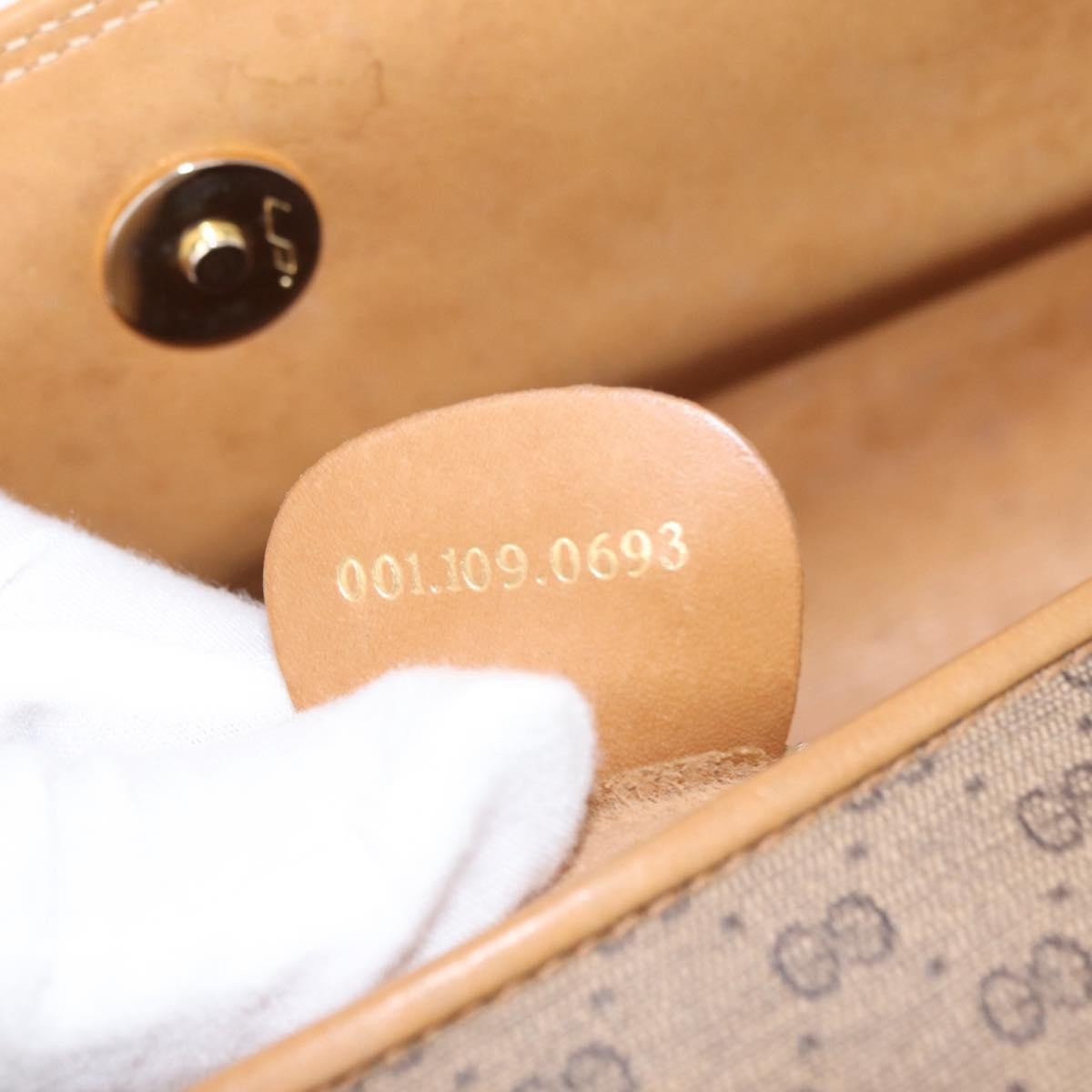 Gucci Micro GG supreme shoulder bag GG canvas, BEIGE, CANVAS, Shoulder bag