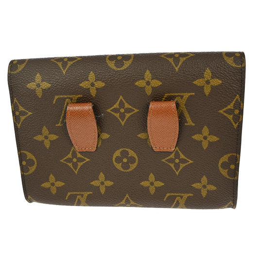 Louis Vuitton Pochette Arche Waist Bag Monogram Canvas, BROWN, CANVAS, Clutche & pouche