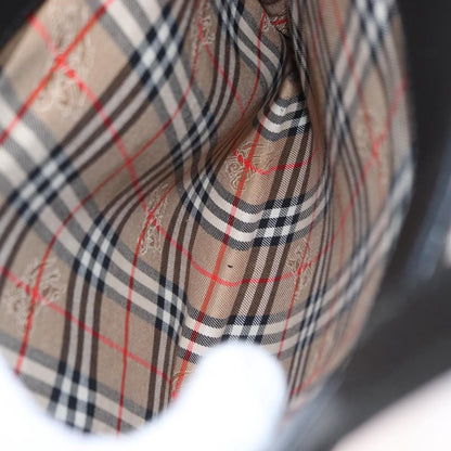 Burberry Vintage Handbag Leather, BLACK, LEATHER, Handbag