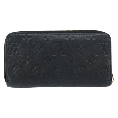 Louis Vuitton Zippy Wallet NM Leather Empreinte, BLACK, LEATHER, Wallets