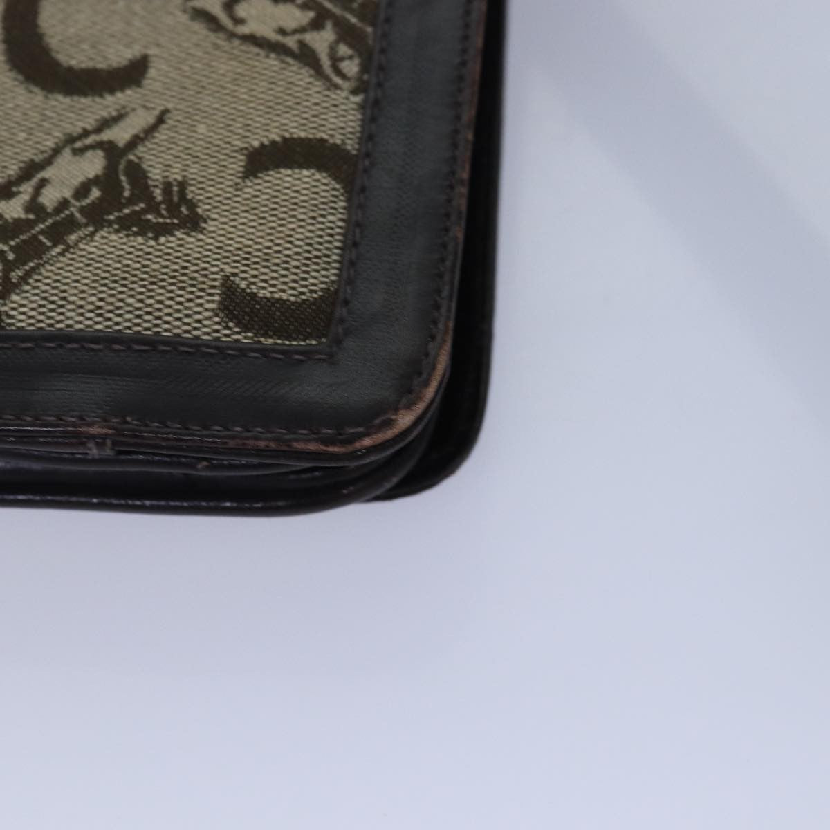 Celine Sulky Clutch Bag Canvas, BEIGE, CANVAS, Clutche & pouche