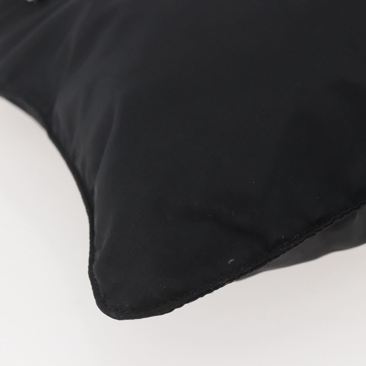 Prada Flat Messenger Bag Tessuto, BLACK, NYLON, Shoulder bag