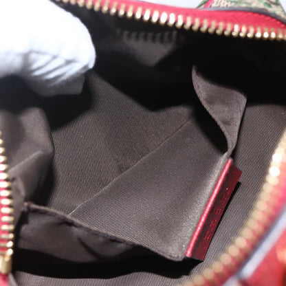 Gucci Ophidia Cosmetic Pouch Flora GG Coated Canvas, BEIGE, PVC, Clutche & pouche