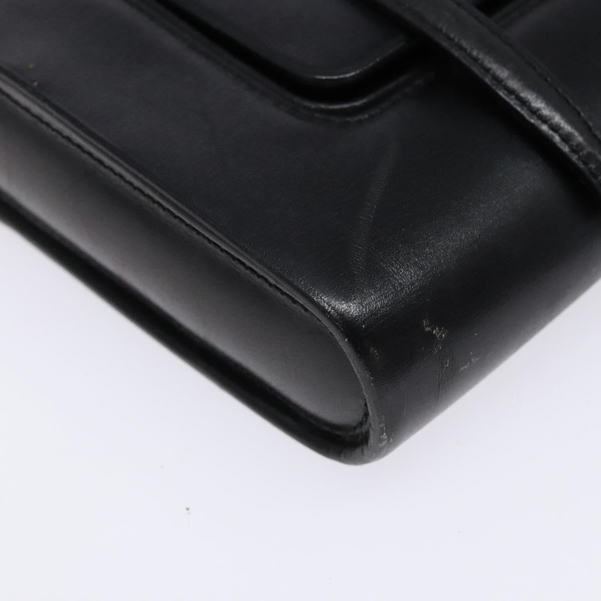 Loewe Vintage Shoulder Bag Leather, BLACK, LEATHER, Shoulder bag