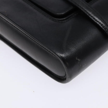 Loewe Vintage Shoulder Bag Leather, BLACK, LEATHER, Shoulder bag