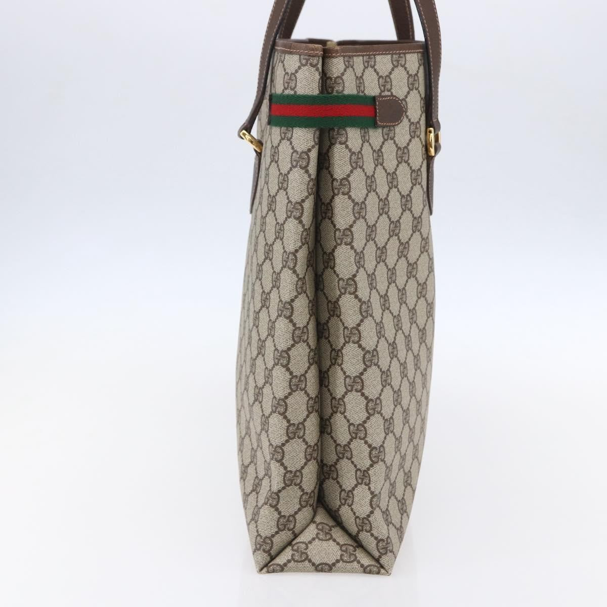 Gucci Vintage tote GG Canvas, BEIGE, PVC, Tote bag