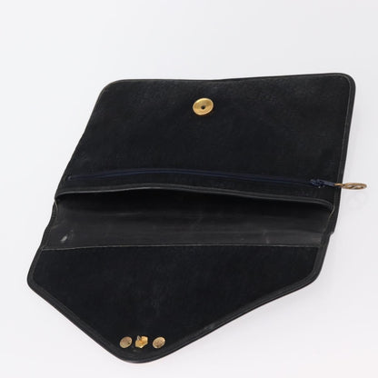 Christian Dior Vintage Trotter Pouch Diorissimo Canvas, BLACK, CANVAS, Clutche & pouche