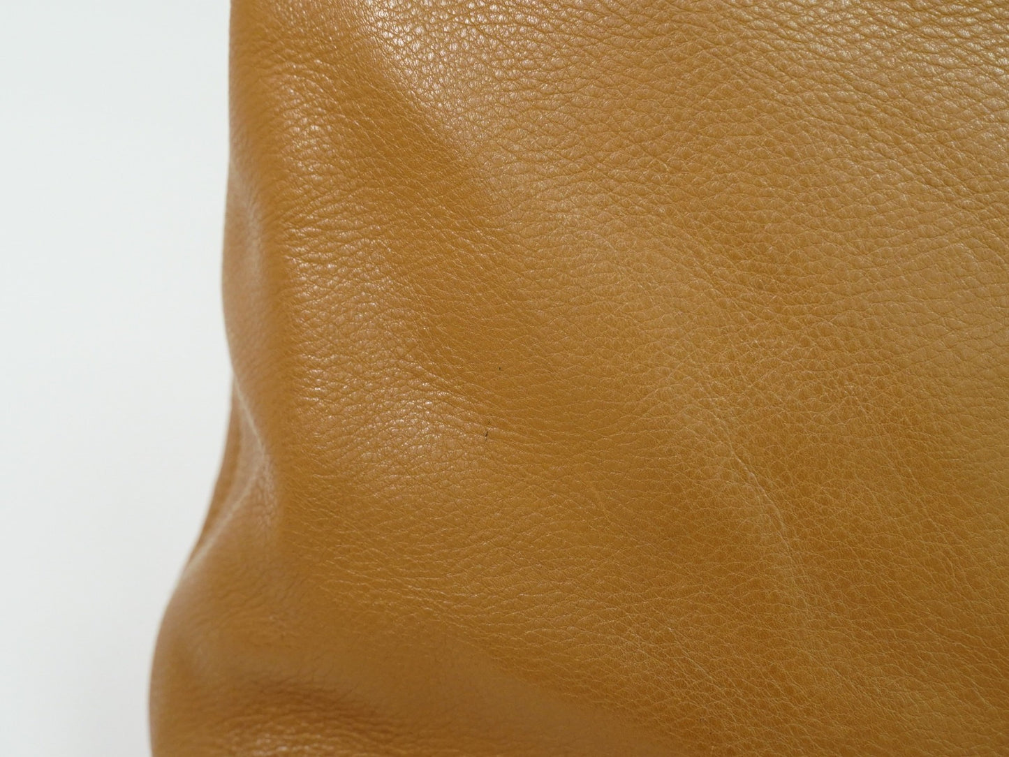 Chanel Vintage CC Tote Leather, BROWN, LEATHER, Tote bag