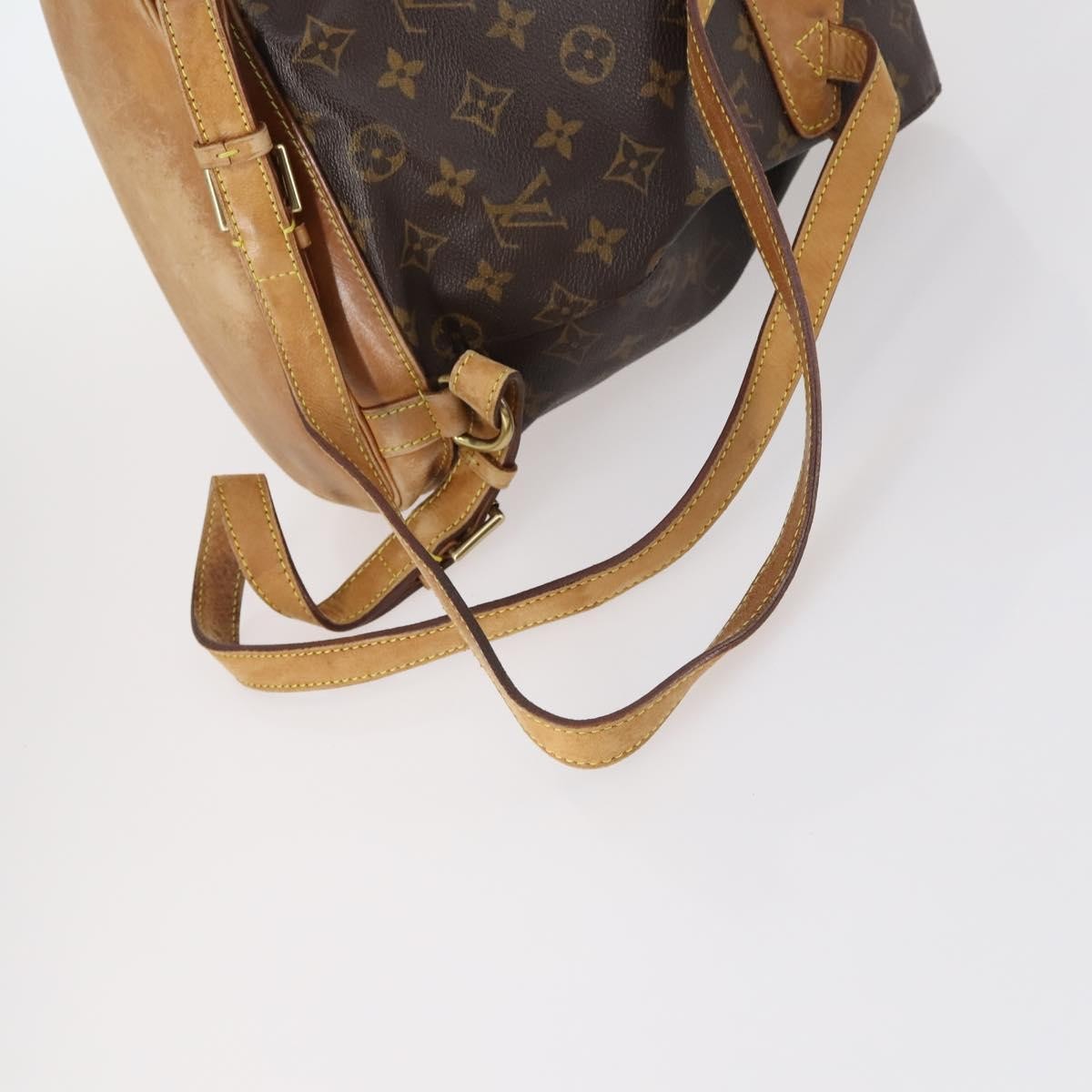 Louis Vuitton Vintage Montsouris Backpack Monogram Canvas, BROWN, CANVAS, Backpack