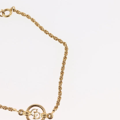 Christian Dior Vintage Logo Bracelet Metal, GOLD, METAL, Bracelet
