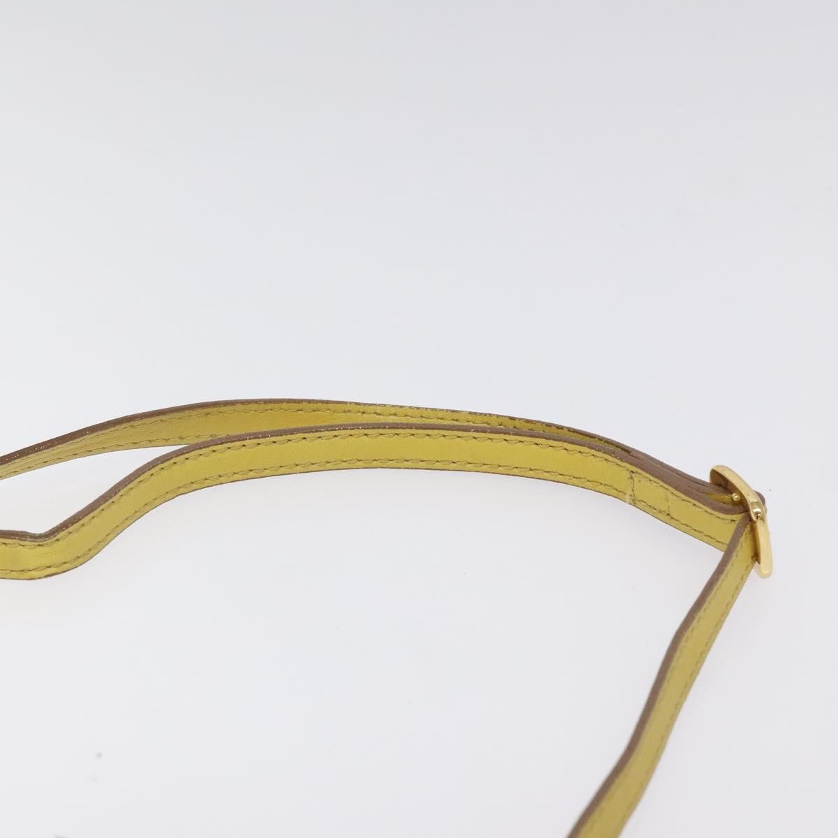 Burberry Flap Shoulder Bag Leather, YELLOW, LEATHER, Shoulder bag