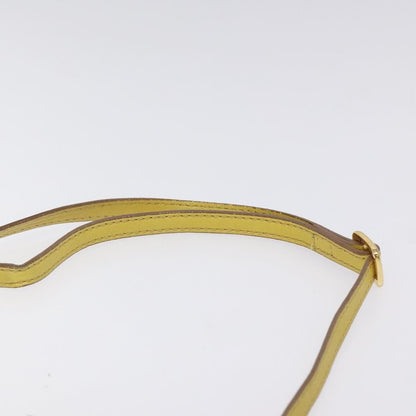 Burberry Flap Shoulder Bag Leather, YELLOW, LEATHER, Shoulder bag