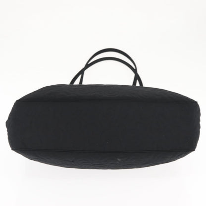 Saint Laurent Vintage Shoulder Bag Nylon, BLACK, NYLON, Tote bag