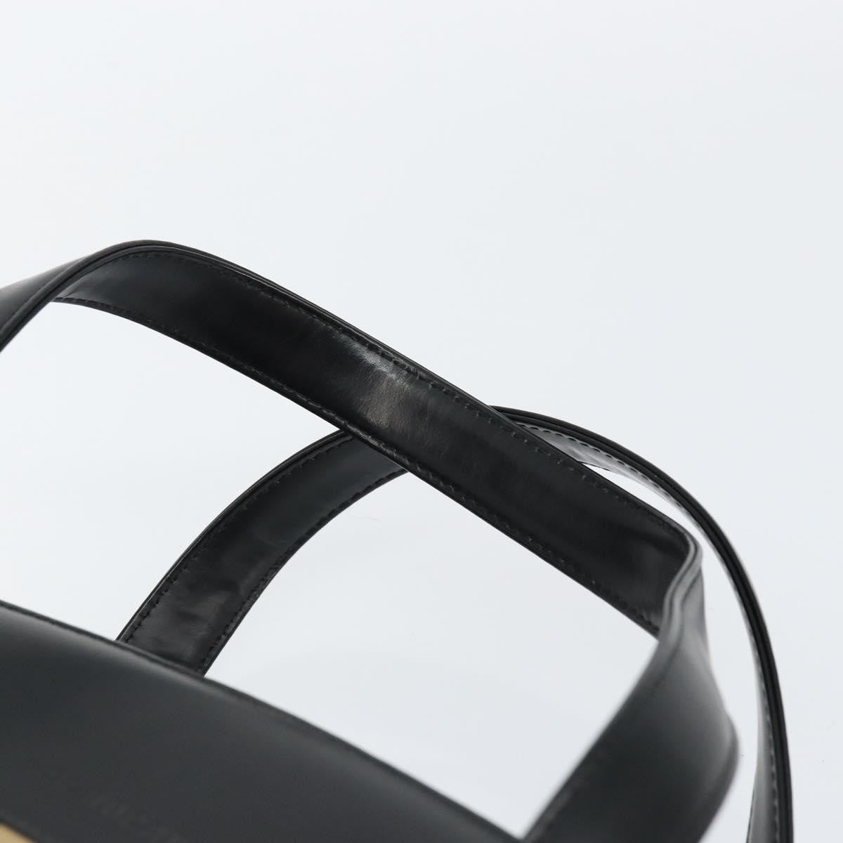 Burberry Vintage Handbag Leather, BLACK, LEATHER, Handbag