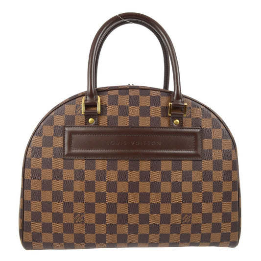 Louis Vuitton Nolita Satchel Damier, BROWN, CANVAS, Handbag