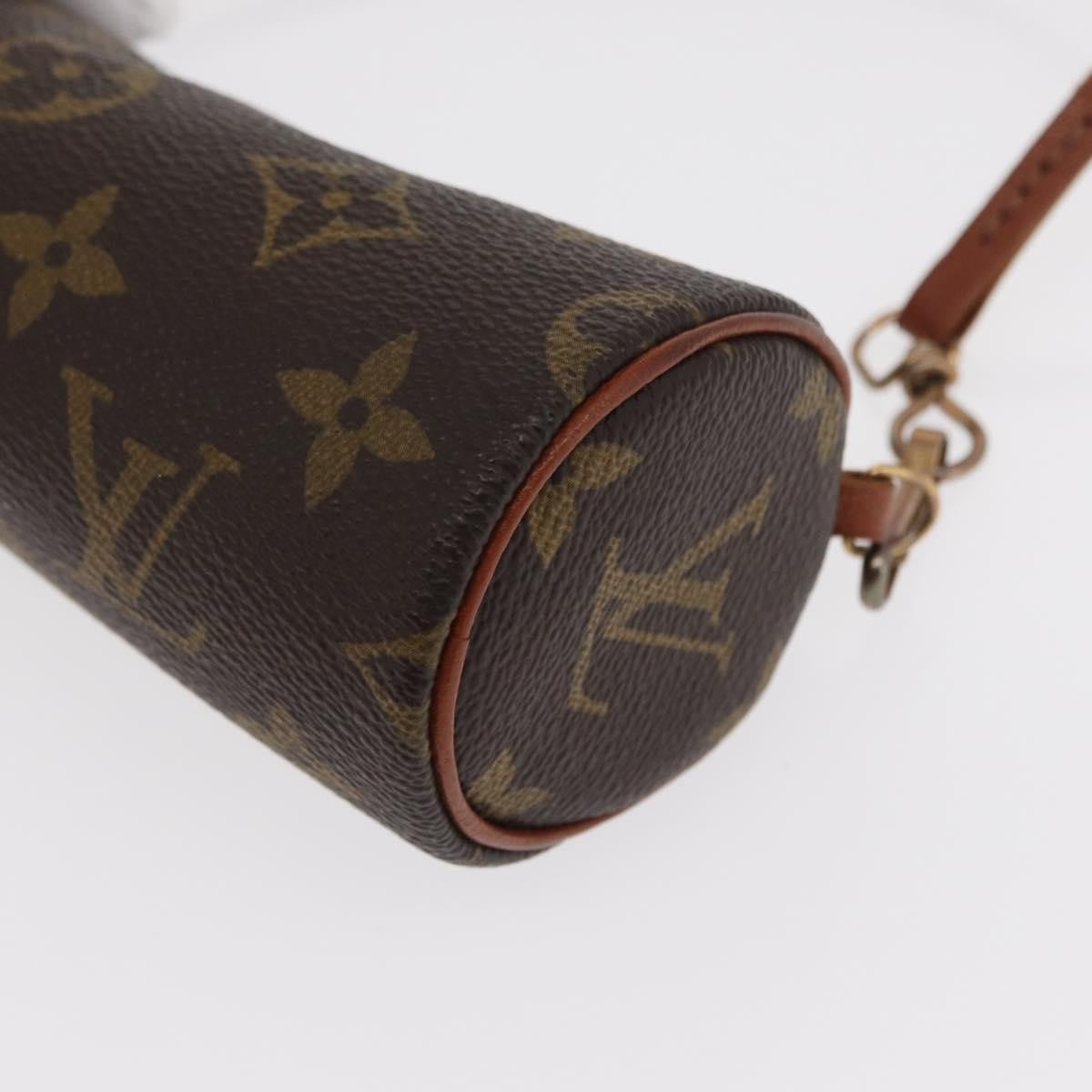 Louis Vuitton Papillon Pochette Monogram Canvas, BROWN, CANVAS, Clutche & pouche