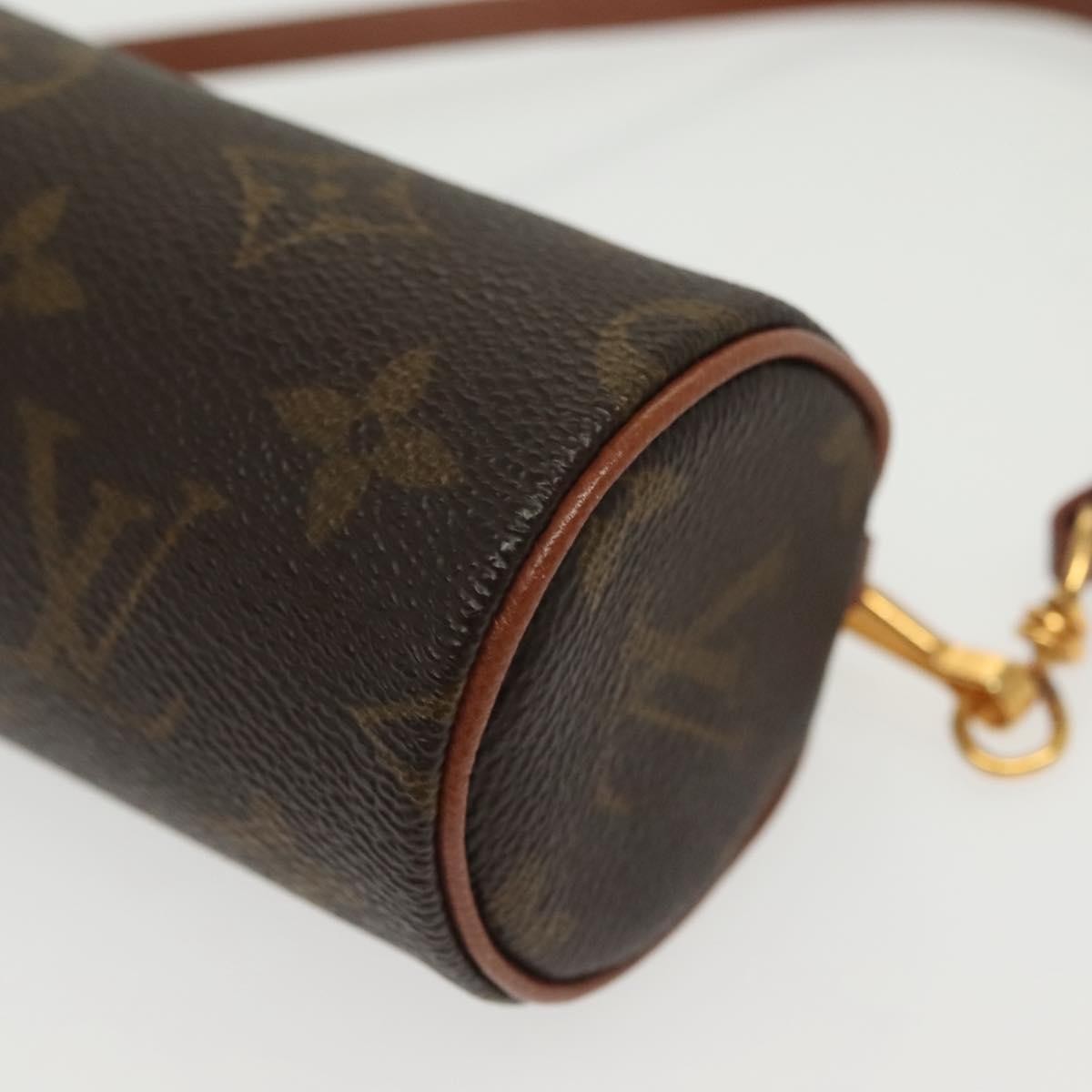 Louis Vuitton Papillon Pochette Monogram Canvas, BROWN, CANVAS, Handbag
