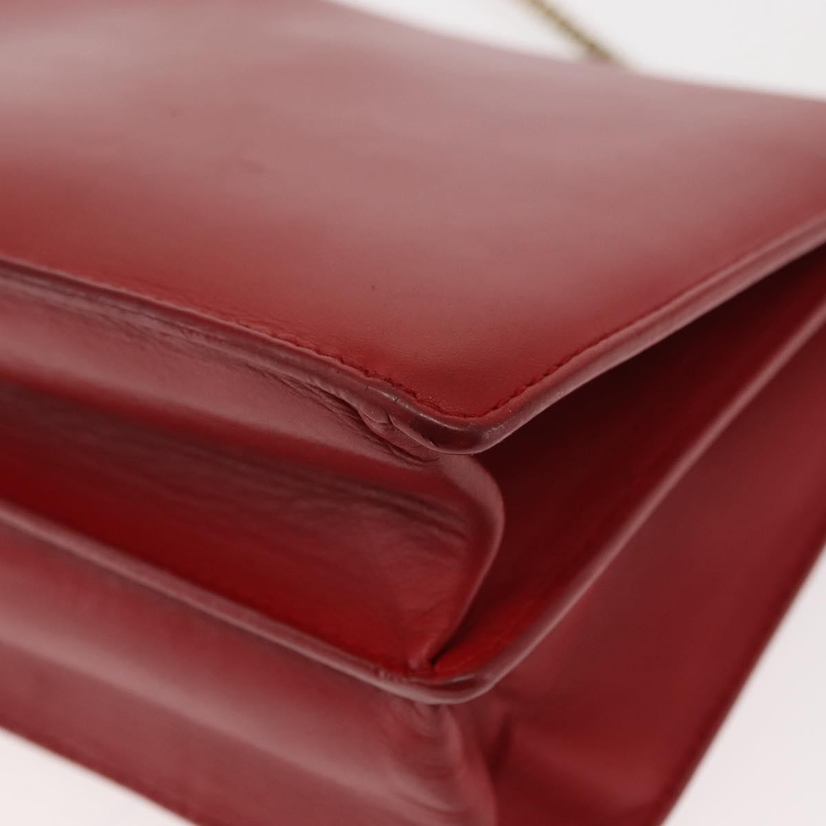 Salvatore Ferragamo Thalia Shoulder Bag Leather, RED, LEATHER, Shoulder bag