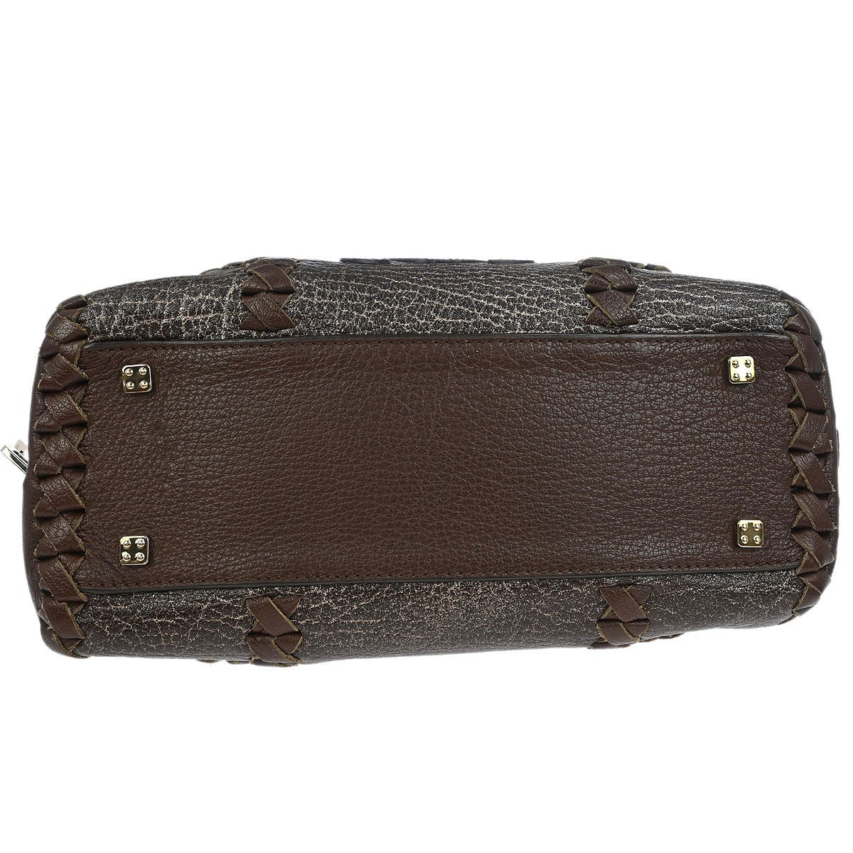 Loewe Amazona Bag Whipstitch Leather, BROWN, LEATHER, Handbag