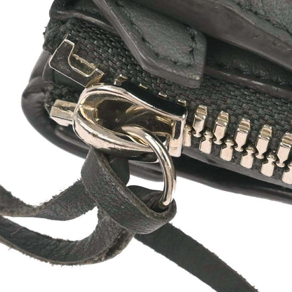 Balenciaga Papier Triple Zip Around Crossbody Bag Leather, GRAY, LEATHER, Shoulder bag