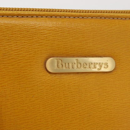 Burberry Vintage Handbag Leather, YELLOW, LEATHER, Handbag
