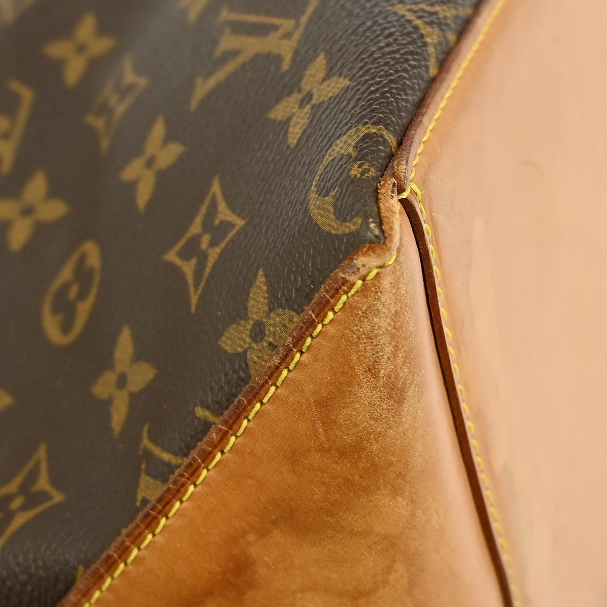 Louis Vuitton Cabas Mezzo Monogram Canvas, BROWN, CANVAS, Tote bag
