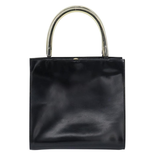 Salvatore Ferragamo Vintage Handbag Patent leather, BLACK, PATENT_LEATHER, Handbag