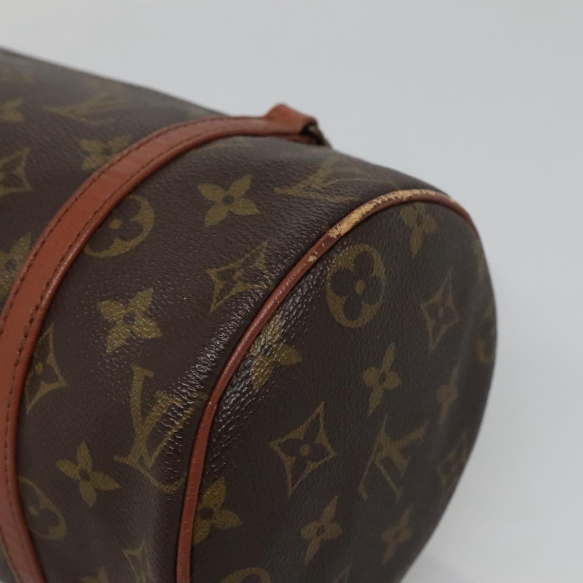 Louis Vuitton Papillon Handbag Monogram Canvas, BROWN, CANVAS, Handbag